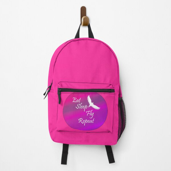 Item preview, Eat Sleep & Fly into the purple/pink Sky design designed and sold by MystixJack.