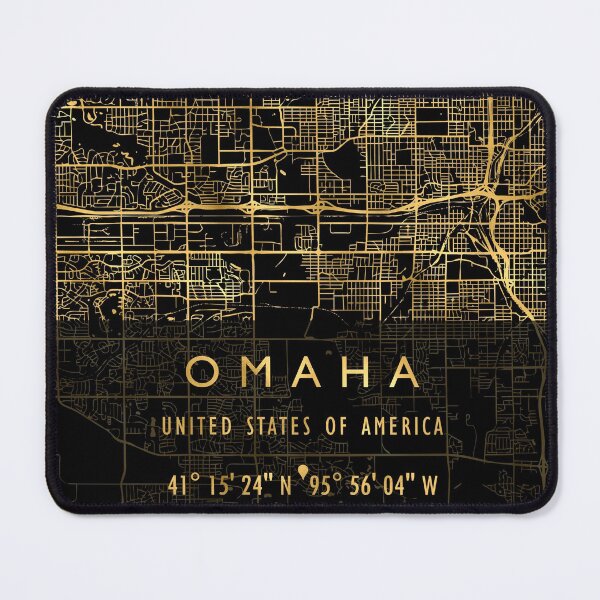 Item preview, OMAHA MAP USA designed and sold by hatimelhag.
