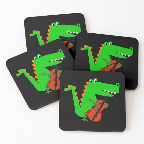 Item preview, Cool Alligator Playing Cello designed and sold by Nature's Fancy.
