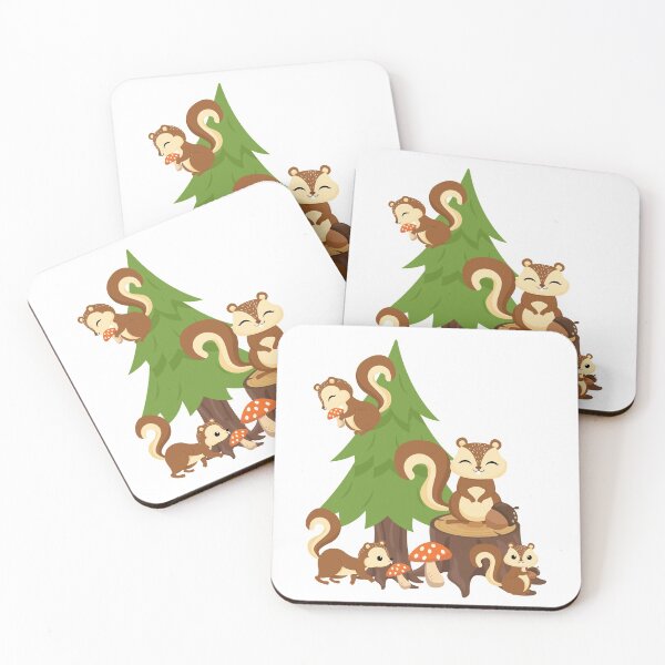 Item preview, Squirrel Forest Party designed and sold by PinkPerfect.