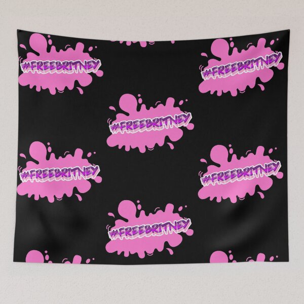 Item preview, #FREEBRITNEY Pink & Purple Hoja de pegatinas de Britney Spears gratis designed and sold by MOP-tees.