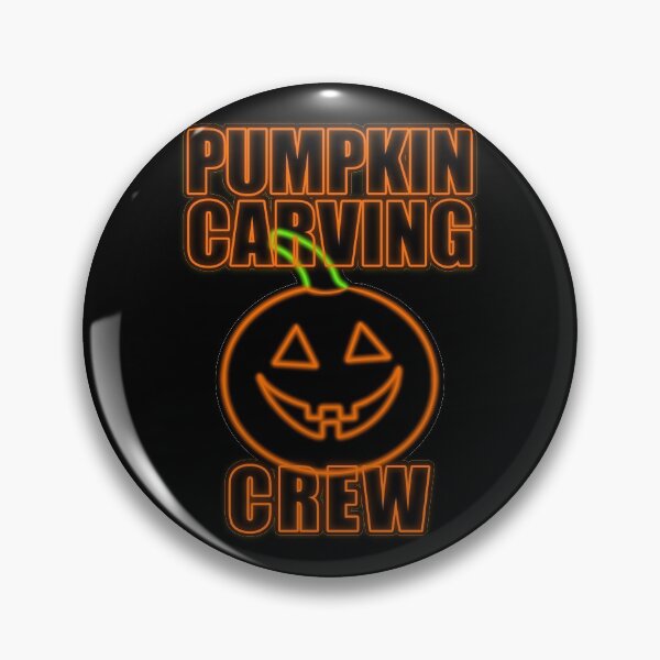 Item preview, Pumpkin Carving Crew Orange Neon Glow designed and sold by that5280lady.