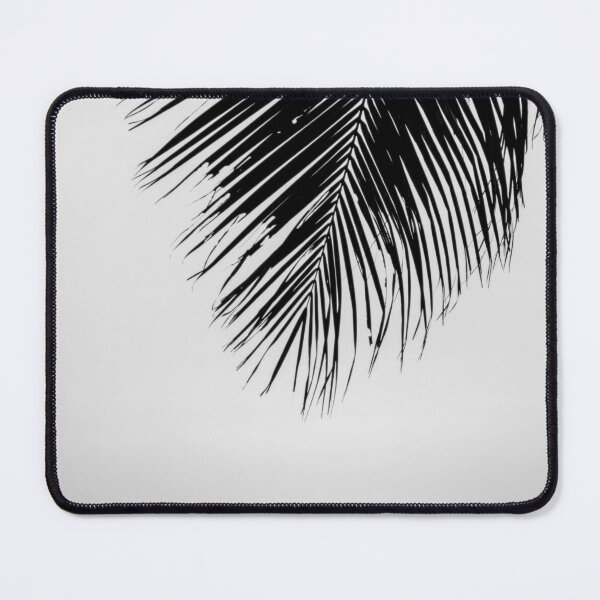 Item preview, Tropical, Palm Leaves, Palm Trees, Summer, Sky, Sunset, Black and White designed and sold by Magic Love Art Print.