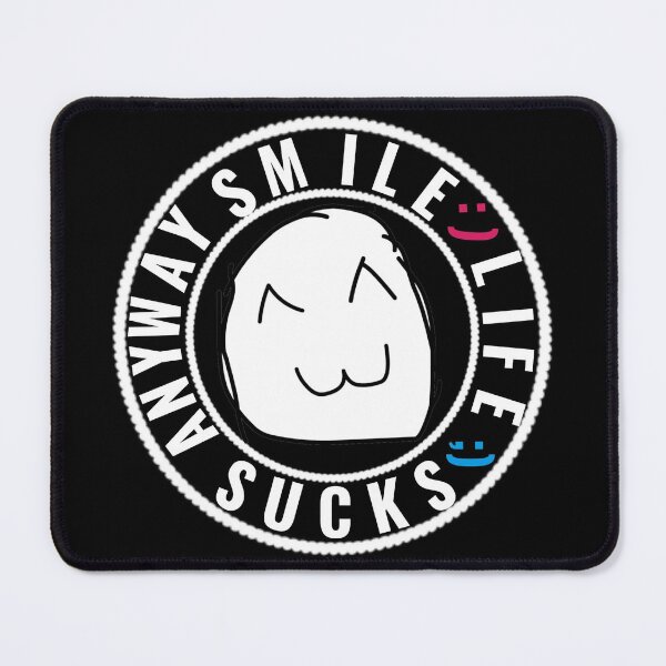 Item preview, Rage comic Internet meme: Smile Life Sucks Anyway designed and sold by Design Repo.