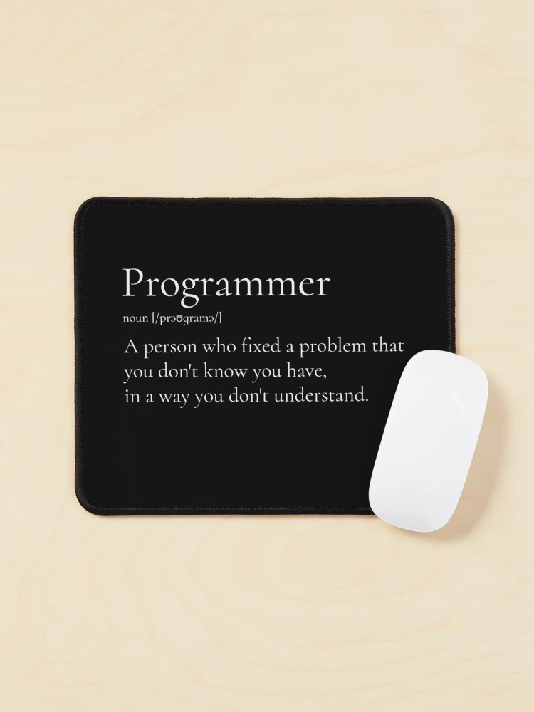 Thumbnail 1 of 5, Mouse Pad, Computer Geek Programmer Perfect Definition designed and sold by ComputerGeeksTs.