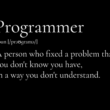 Artwork thumbnail, Computer Geek Programmer Perfect Definition by ComputerGeeksTs