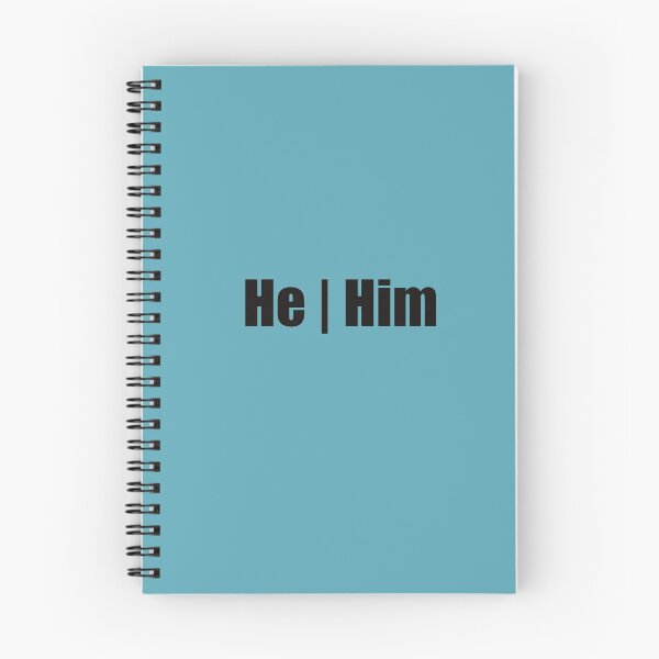 Item preview, He/Him Pronouns Slogan Statement designed and sold by WeArePiper.