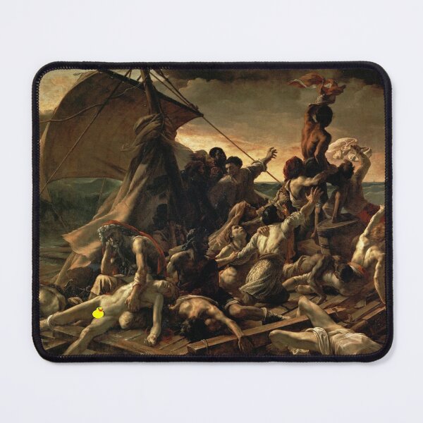 Item preview, Subtly Ruined The Raft of the Medusa - Rubber Duck Hiding a Thingy designed and sold by weavernap.