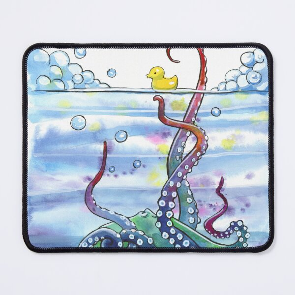 Item preview, Bath Time Octopus designed and sold by SamNagelArt.