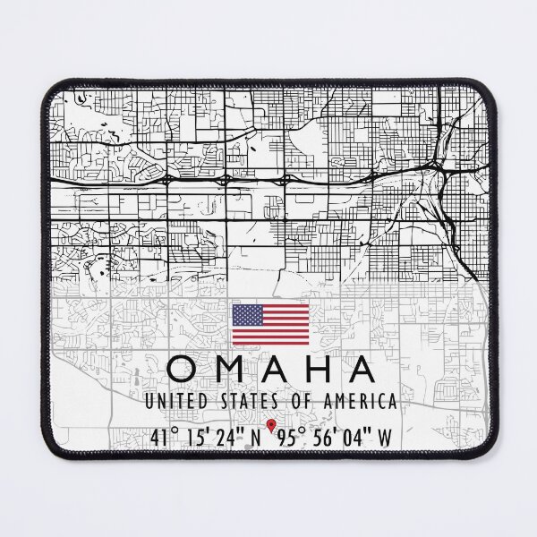 Item preview, OMAHA MAP USA designed and sold by hatimelhag.
