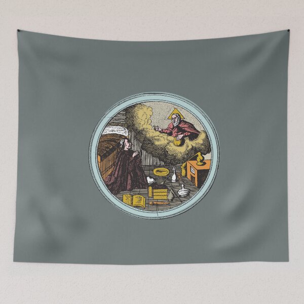 Item preview, Alchemic Illustration, Vintage Fludd Esoteric mandala art designed and sold by IsisOsiris.