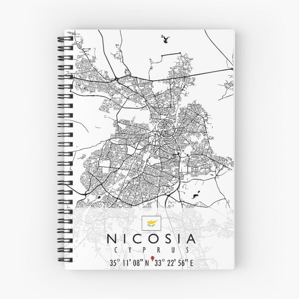 Item preview, NICOSIA MAP CHIPRE designed and sold by hatimelhag.