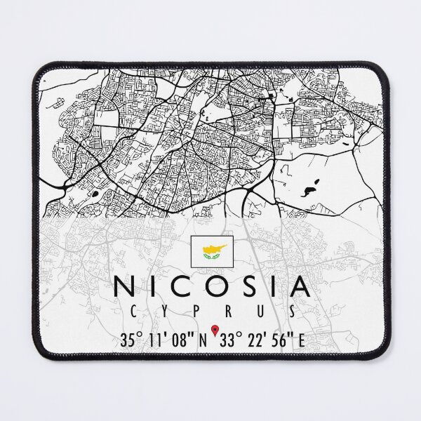 Item preview, NICOSIA MAP CYPRUS designed and sold by hatimelhag.