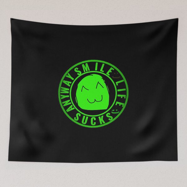 Item preview, Rage comic Internet meme: Smile Life Sucks Anyway designed and sold by Design Repo.