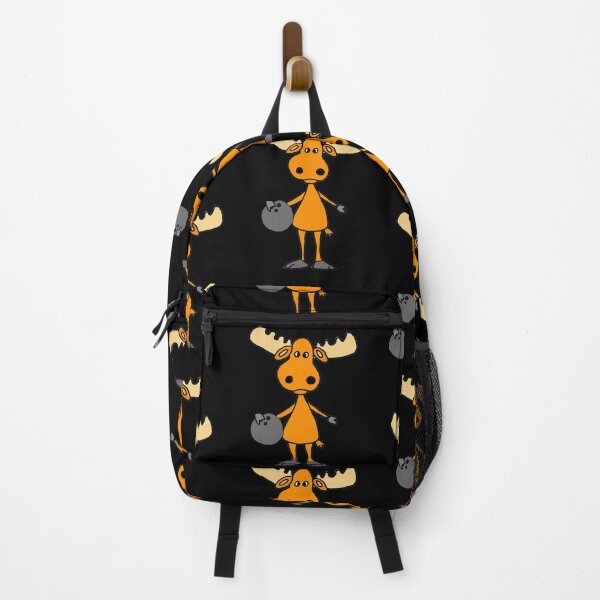 Item preview, Funny Moose Bowling Cartoon designed and sold by Nature's Fancy.