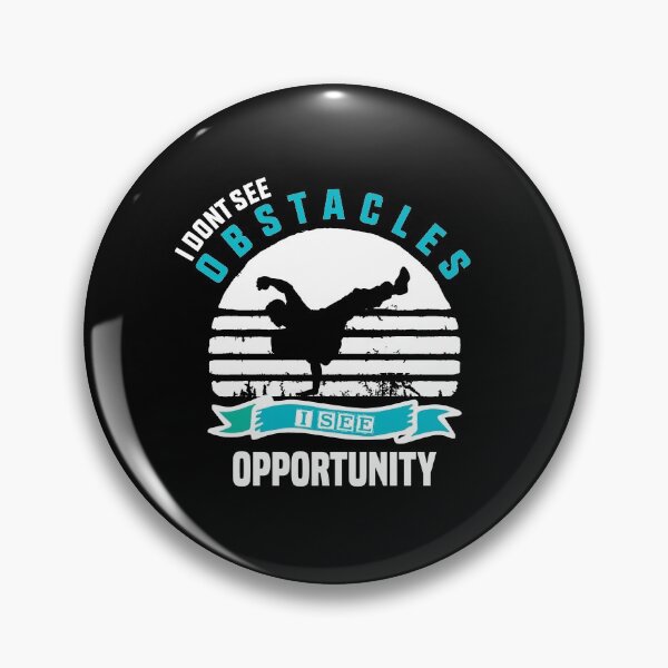 Item preview, I don't see obstacles I see opportunity Freerunning Parkour designed and sold by TheMattDesigns.