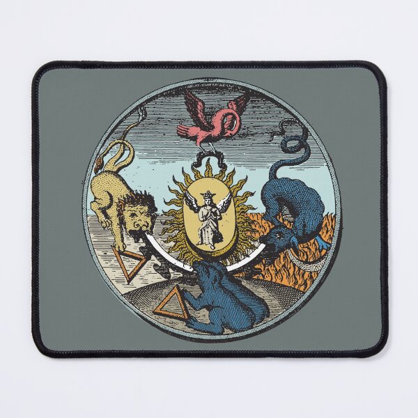 Item preview, Alchemic Illustration, Vintage Fludd Esoteric mandala art designed and sold by IsisOsiris.