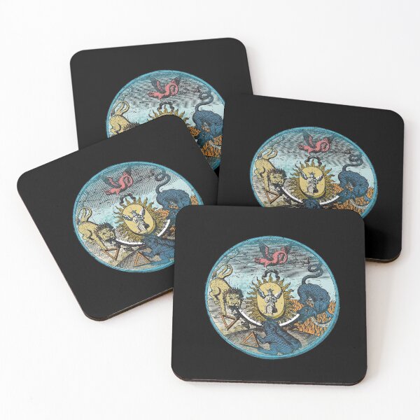 Item preview, Alchemic Illustration, Vintage Fludd Esoteric mandala art designed and sold by IsisOsiris.