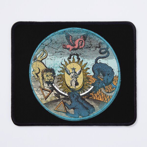 Item preview, Alchemic Illustration, Vintage Fludd Esoteric mandala art designed and sold by IsisOsiris.
