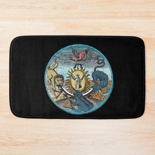 Item preview, Alchemic Illustration, Vintage Fludd Esoteric mandala art designed and sold by IsisOsiris.