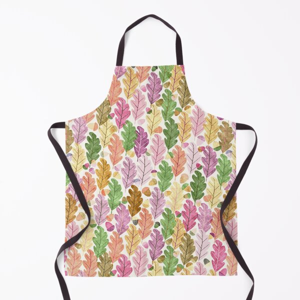 Item preview, Oak leaves with acorns, pastel gouache painted designed and sold by Palifino.