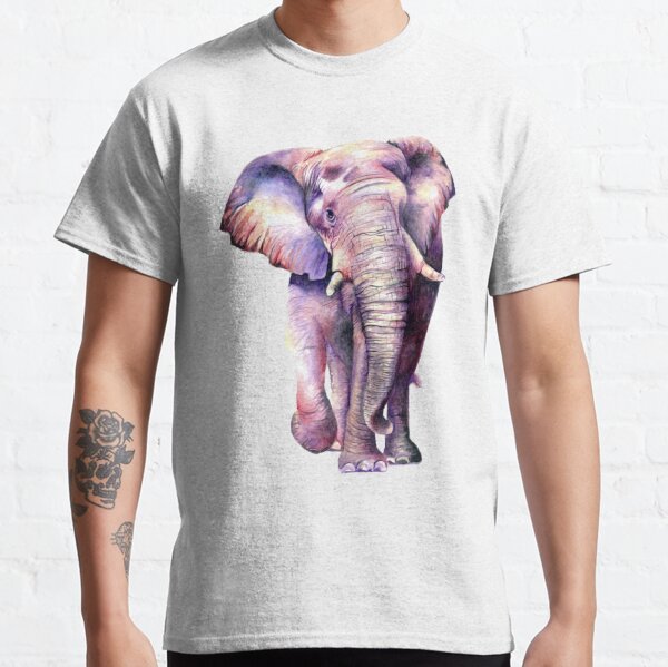 Butterfly colored Elephant  Classic T-Shirt