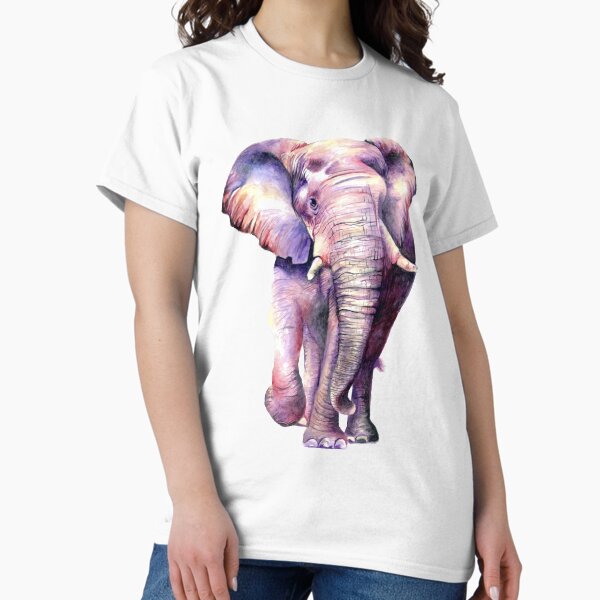 Butterfly colored Elephant Classic T-Shirt