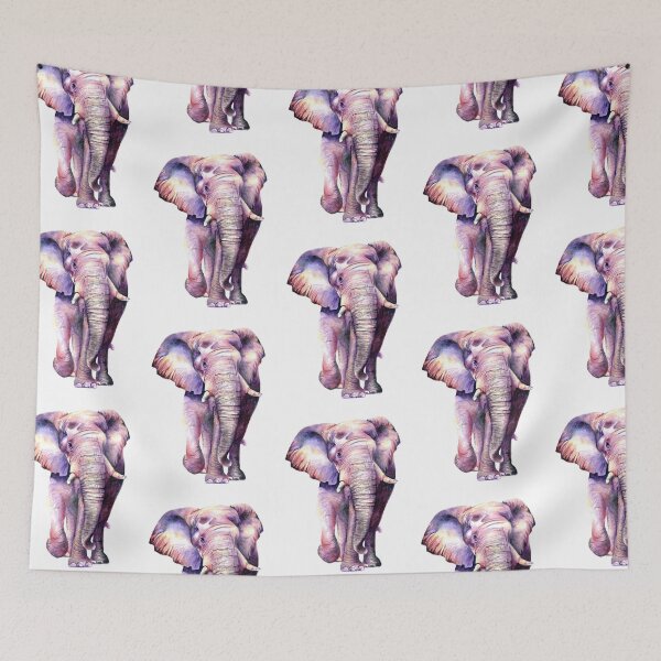Item preview, Butterfly colored Elephant  designed and sold by colorsofthewild.