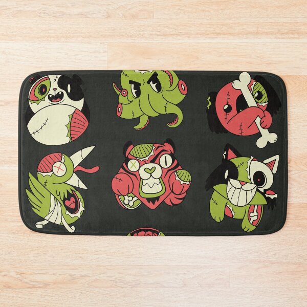 Item preview, Cute Zombie Animals // Koala Octopus Panda Cat Tiger Bird // Funny Halloween Animals designed and sold by SLAG-Creative.