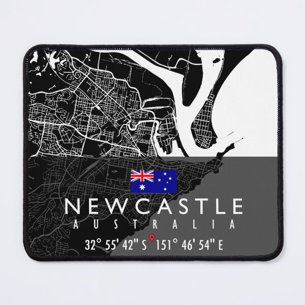 Item preview, NEWCASTLE MAP AUSTRALIA designed and sold by hatimelhag.