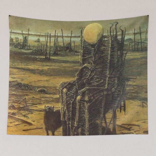 Item preview, Untitled (Companion), by Zdzisław Beksiński designed and sold by JustContemplate.