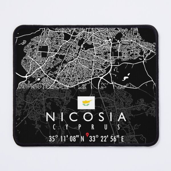 Item preview, NICOSIA MAP CYPRUS designed and sold by hatimelhag.