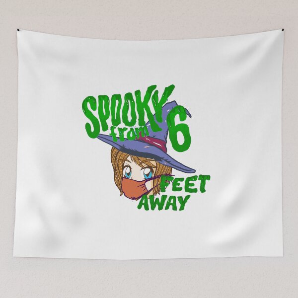 Item preview, Halloween Spooky from 6 feet away anime witch designed and sold by Merchandiser099.