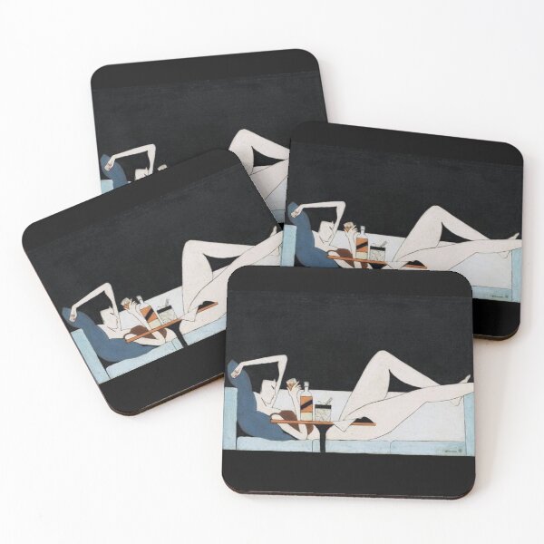 Item preview, Retro Art - Woman Lounging on Couch designed and sold by SydneyCun.