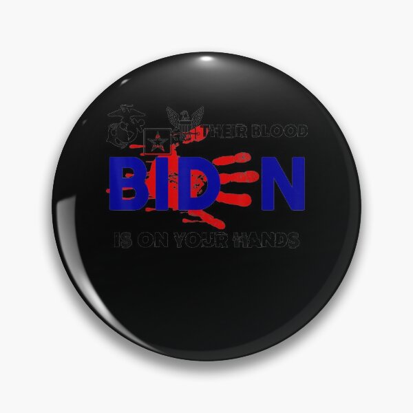 Item preview, Mens Their Blood Biden Is On Your Hands -Vintage Biden Handprint  designed and sold by AlvaShop.