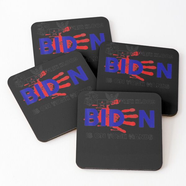 Item preview, Mens Their Blood Biden Is On Your Hands -Vintage Biden Handprint  designed and sold by AlvaShop.