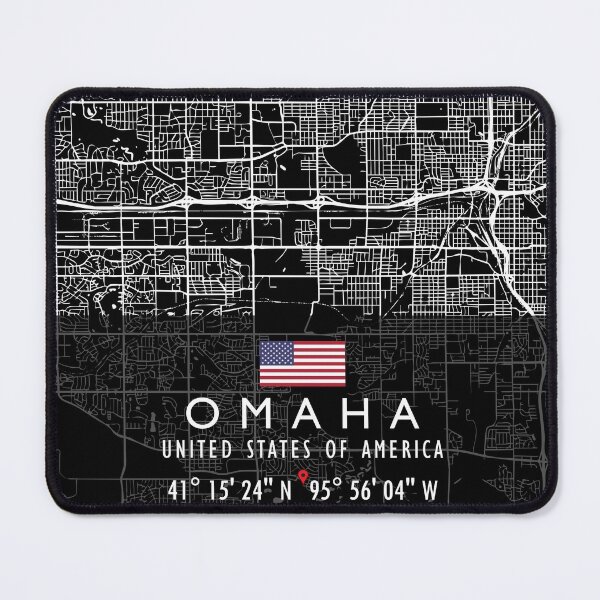 Item preview, OMAHA MAP USA designed and sold by hatimelhag.