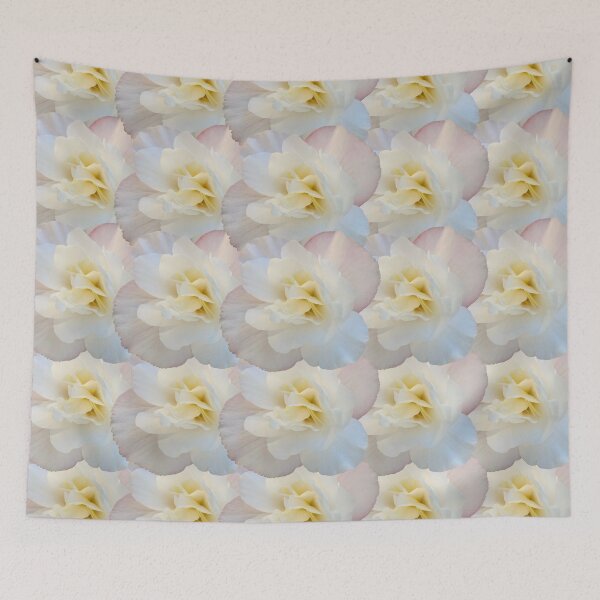 Item preview, White Begonia Flower Still Life Floral Photography designed and sold by CottoVerdi.