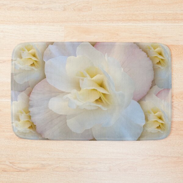 Item preview, White Begonia Flower Still Life Floral Photography designed and sold by CottoVerdi.