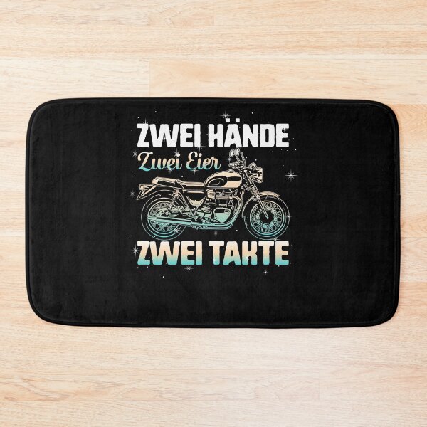 Item preview, Simson Vintage Classic Motorrad, Zwei Hände, Zwei Eier, Zwei Bars, Simson Motorrad Enduro S51, Deutsches Motorrad T-Shirt designed and sold by Sifoustore.