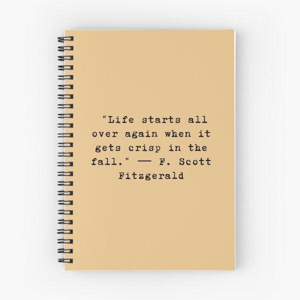 Item preview, F. Scott Fitzgerald, The great Gatsby quote - Fall vibes design designed and sold by Theleochick.