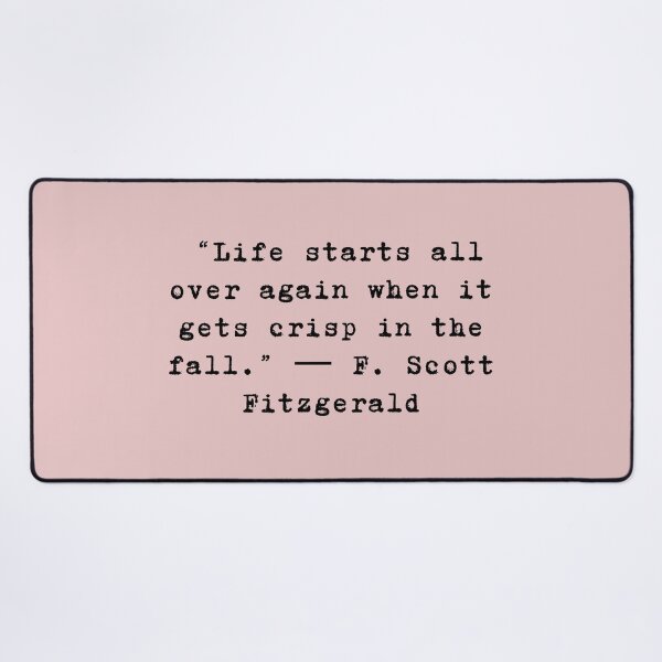 Item preview, F. Scott Fitzgerald, The great Gatsby quote - Fall vibes design designed and sold by Theleochick.
