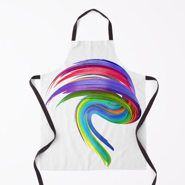 Item preview, Multicolored abstract twisted brush stroke. Bright curl, artistic spiral. designed and sold by tatkhagata.