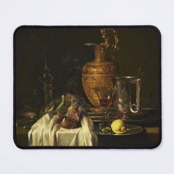 Item preview, Still Life with Ewer, Vessels, and Pomegranate by Willem Kalf, Dutch, mid-1640s designed and sold by Shapes-Mania.