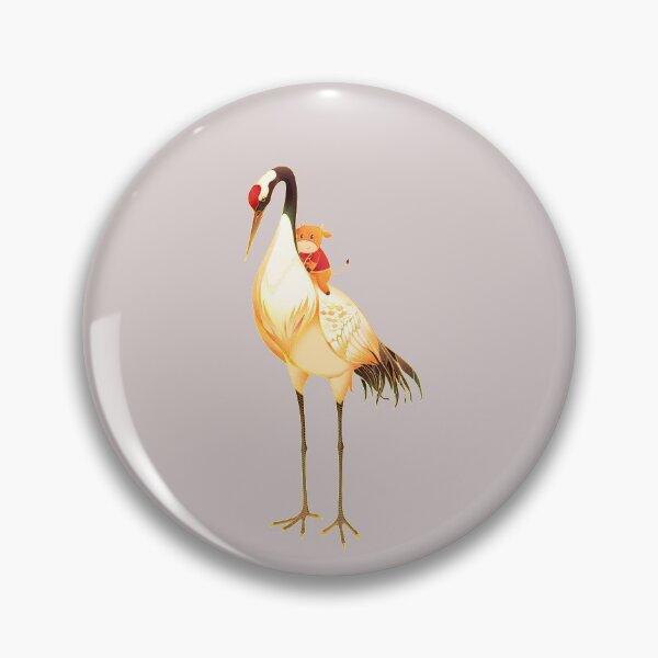 Item preview, Child Ox Riding on a Whooping Crane designed and sold by Red-ElYoubi.