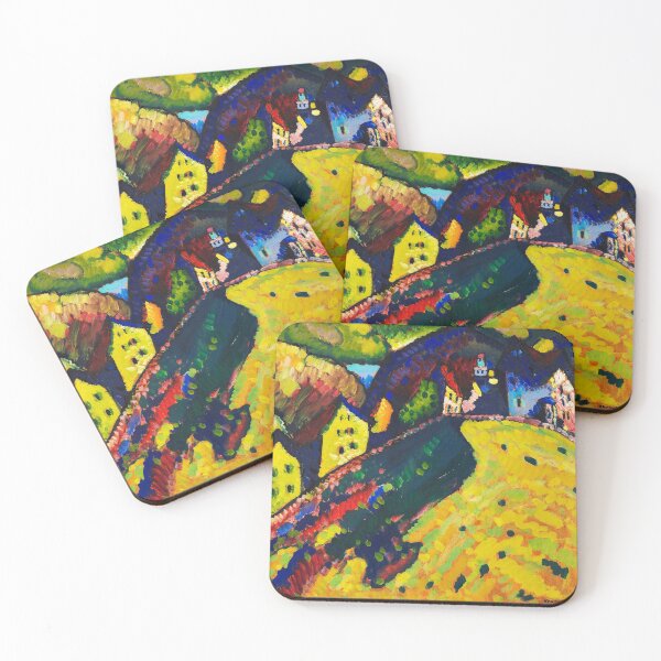 Item preview, Abstract Fine-Art Design - Houses on a Hill designed and sold by carolpatricia.
