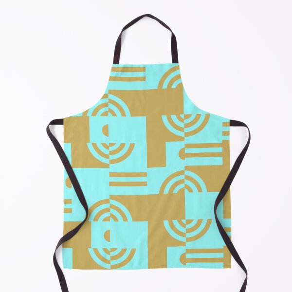 Item preview, Golden turquoise pattern designed and sold by Lumimango.