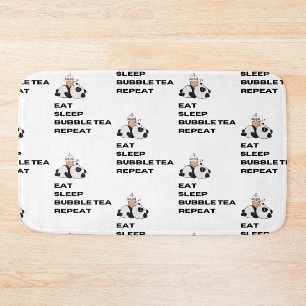 Item preview, Panda Eat Sleep Bubble Tea Repeat designed and sold by RheaRealm.