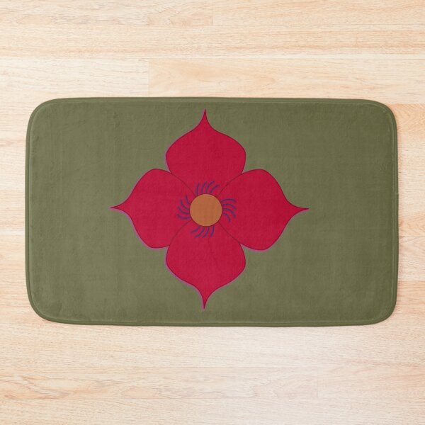 Item preview, Fire Whirl Red Flower designed and sold by Cat Calhoun.