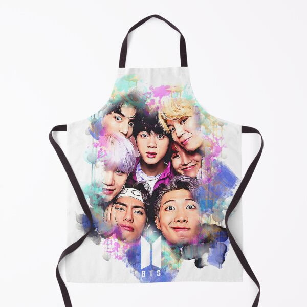 Item preview, BTS all together colorful art  designed and sold by Lajibolalaa.